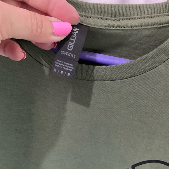 Mary Smiley, Women’s or Men’s T-Shirt, Sizes Small, Medium, Large, Army Green - Picture 3 of 5